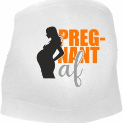 größenverstellbares Bauchband PREGNANT AF