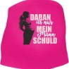 größenverstellbares Bauchband mit DARAN IST NUR MEIN MANN SCHULD