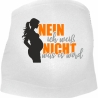 größenverstellbares Bauchband NEIN ICH WEIß NICHT WAS ES WIRD