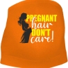 größenverstellbares Bauchband bedruckt mit PREGNANT HAIR