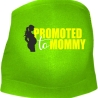 größenverstellbares Bauchband bedruckt mit PROMOTED TO MUMMY