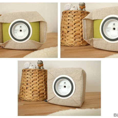 BAUMWOLLE Bezug Beige Leinenoptik, passend für Toniebox