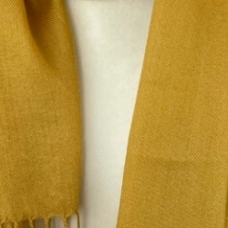 Damen-Herren-Baumwollschal, ingwer, 190x75 cm, neu