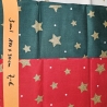 Baumwollstoff - Stoff - Weihnachtsstoff - Reststück - Stoffrest