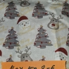Baumwollstoff - Stoff - Weihnachtsstoff - Reststück - Stoffrest