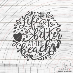 Beach Plotterdatei SVG DXF