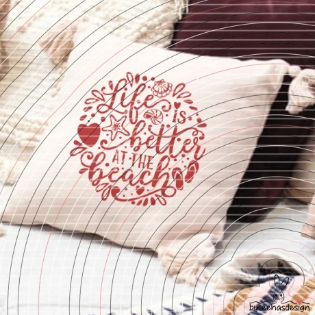 Beach Plotterdatei SVG DXF