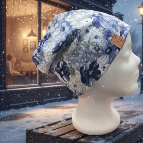 Handgefertigte Beanie Mütze, weich, Unikat aus dem Allgäu