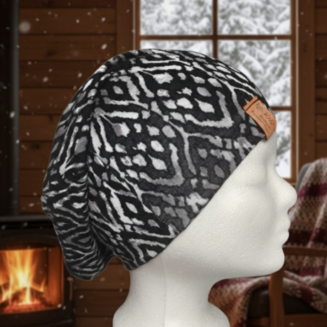 Stylische Handgefertigte Beanie Mütze Gr. 56- 60 cm