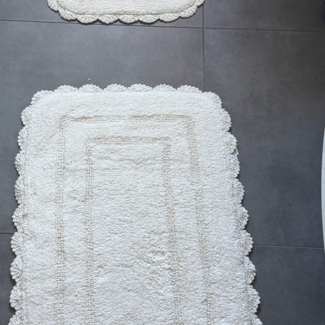 Badematte Bad Teppich Boho Style 2er Set