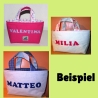 Kindertasche ~ Wölkchen | Wendetasche | Personalisiert