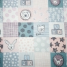 Bella Bunny & Bear - patches grau/rosa