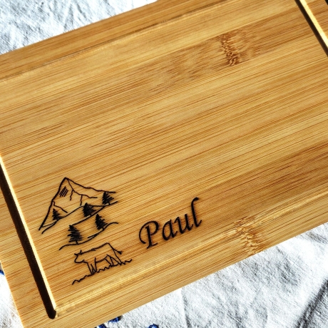 Laser Motiv Gravur SVG Alm Almwiese Berge