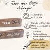 Filz Begleiter Tiere | Teamname | Farbe wählbar