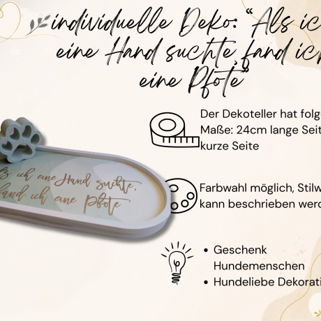 Deko: Als ich eine Hand suchte, fand ich eine Pfote