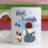 Kind mit Haustier Tasse, Hund, Best Friends
