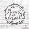Beste Mama Plotterdatei SVG DXF