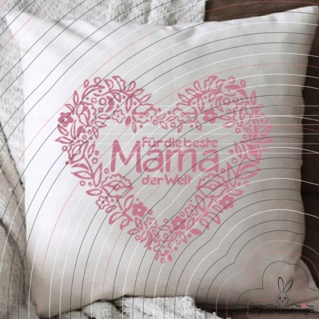 Beste Mama der Welt Plotterdatei SVG DXF 