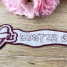 Stickdatei 3D-Anhänger BESTER OPA, 3D-Stick, Lesezeichen