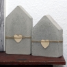 2er Set  Betonhaus  16 und 13 cm
