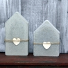 2er Set  Betonhaus  16 und 13 cm