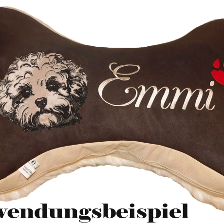 NEU Stickdatei Applikation Maltipoo Maxim