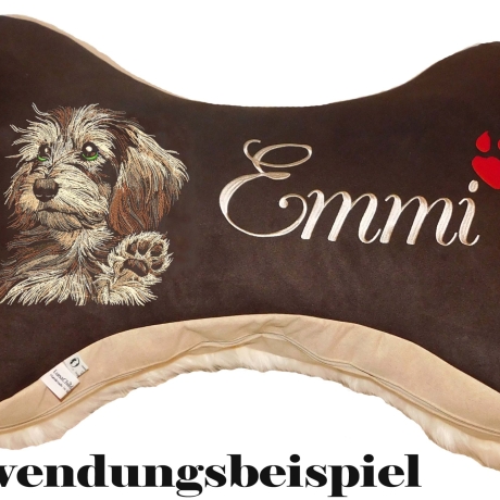 NEU Stickdatei Rauhaardackel Herkules Hund 
