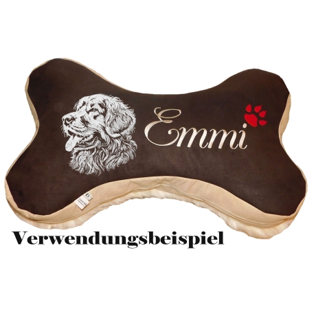 NEU Stickdatei Hovawart Gonzo Hund realistisch