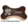 NEU Stickdatei Applikation Malteser Welpe Nala