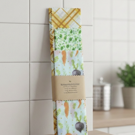 Bienenwachstücher Allgäuer Handwerkskunst 3er Set