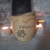 Personalisierte Tierurne mit Tiernamen