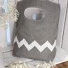 Tasche im Boho-Stil mit schönem Zick-Zack-Detail