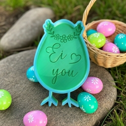 Osterei Dekoschale “Ei love you” aus PLA 3D-Druck 