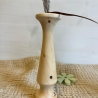 Holzvase aus Apfelbaum, einzigartig natürlich, zeitlos