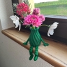 Vase mit Wackelbeinen, Kantenhocker, Mitbringsel, wasserdicht