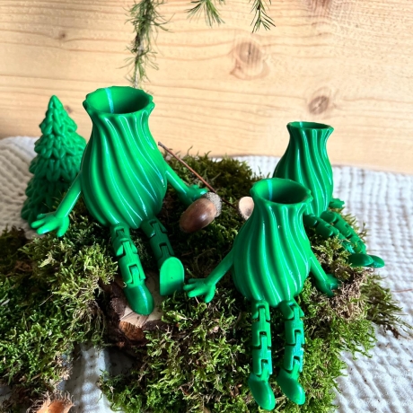 Vase mit Wackelbeinen, Kantenhocker, Mitbringsel, wasserdicht