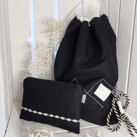 Turnbeutel / Softrucksack Mondphasen