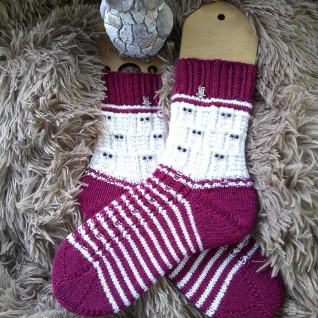 Wollset für Baby Eulen Socken aus 4-f. HighTwist + Landhaus, 100g