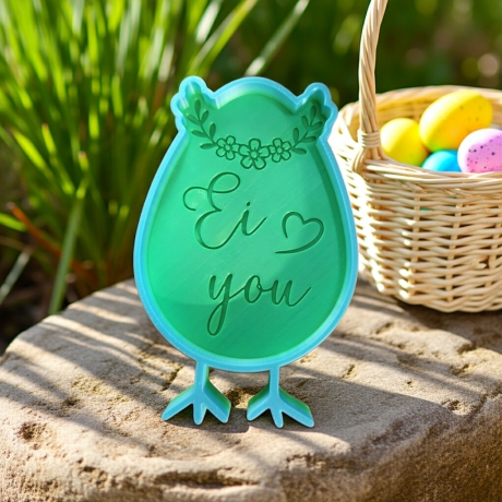 Osterei Dekoschale “Ei love you” aus PLA 3D-Druck 