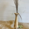 Holzvase aus Apfelbaum, einzigartig natürlich, zeitlos