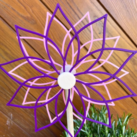 Dekorative Blume „Blütenzauber, Spitze/Runde Blütenform
