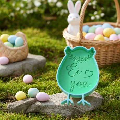 Osterei Dekoschale “Ei love you” aus PLA 3D-Druck 