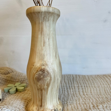 Holzvase aus verstockter Kastanie|Einzigartig natürlich, zeitlos