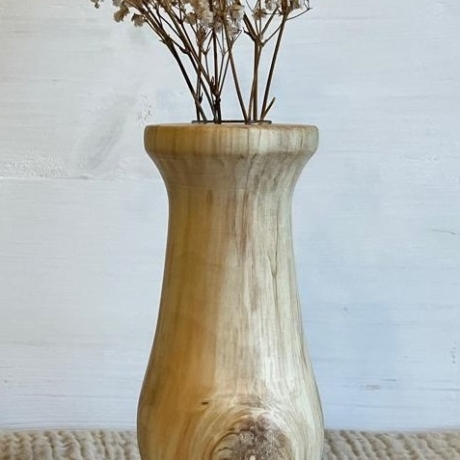 Holzvase aus verstockter Kastanie|Einzigartig natürlich, zeitlos