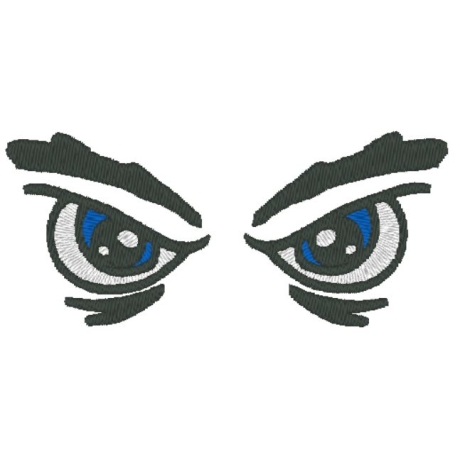 Ferberline Stickdatei 3 Augenpaare  10x10 und 13x18