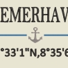 Ferberline Stickdatei Set maritime Koordinaten Set 1 ab 7x13