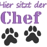 Ferberline Stickdatei Chef und Chefin 13x18