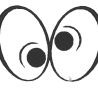 Ferberline Stickdatei 3 Augenpaare  10x10 und 13x18