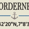 Ferberline Stickdatei Set maritime Koordinaten Set 2 ab 7x13