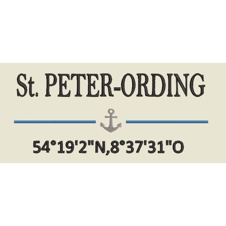 Ferberline Stickdatei Set maritime Koordinaten Set 2 ab 7x13
